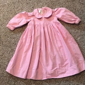 Strasburg Pink Smocked Dress